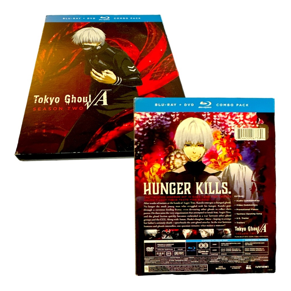 Anime Tokyo Ghoul VA Complete Season 2 Box Set - Blue Ray DVD Combo